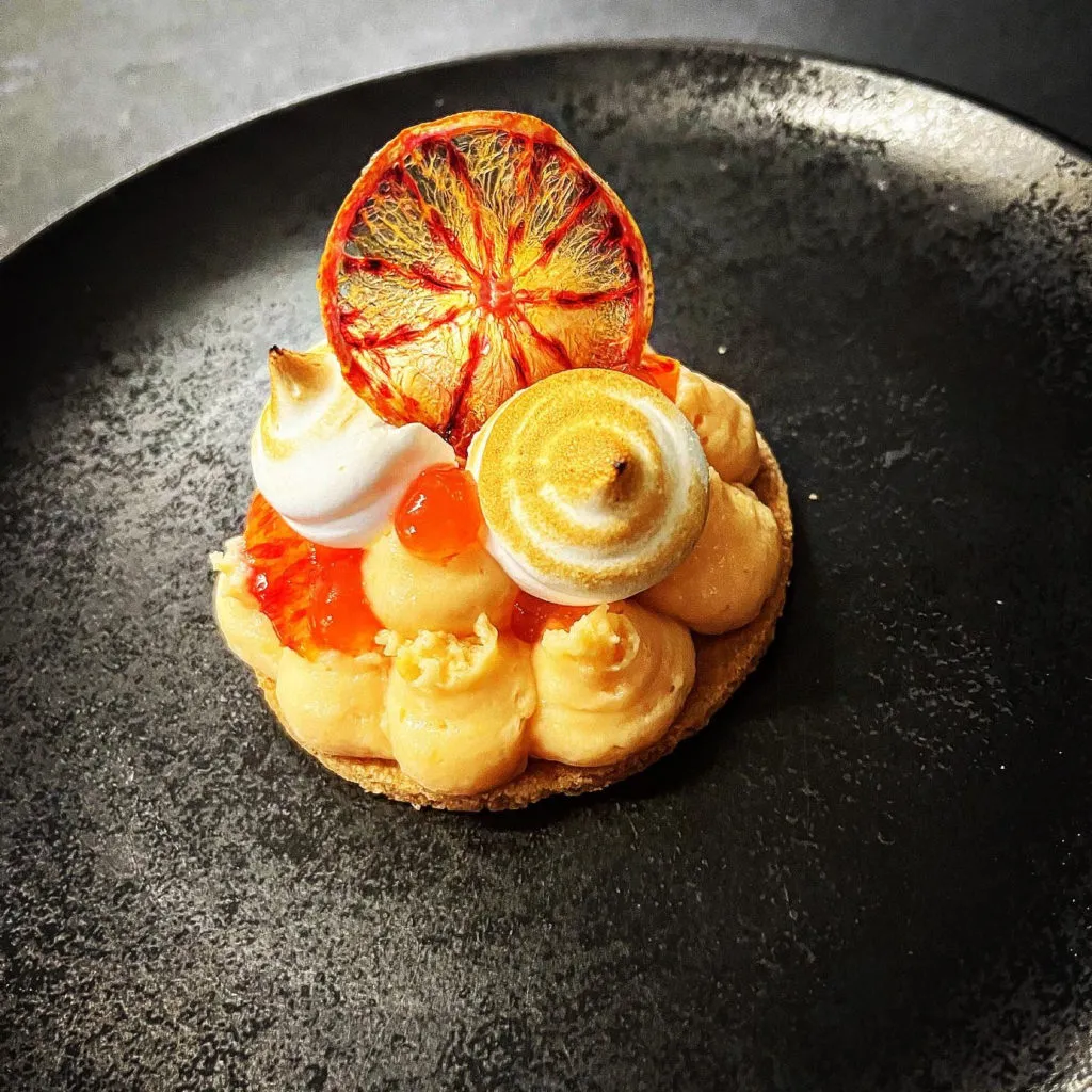Tartelette à l'orange sanguine