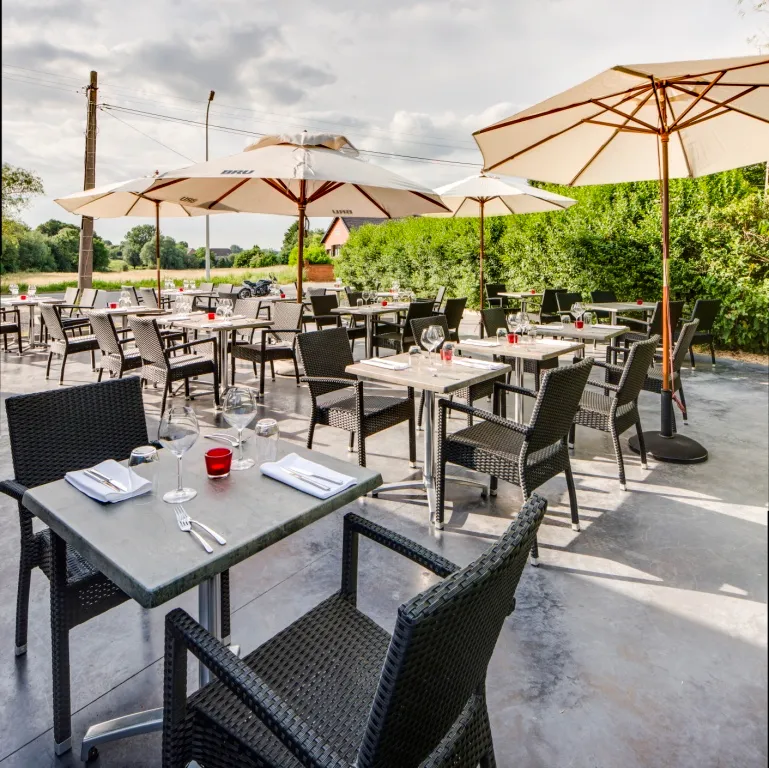 Terrasse en été
